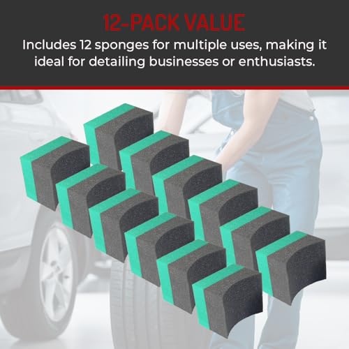 Tire Dressing Applicator 12 Pack (12 Count)