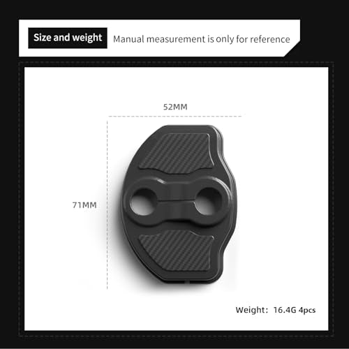 Door Lock Cover for Tesla Model Y Juniper 2025 2026