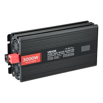Pure Sine Wave Inverter 3000 Watts 12V DC to 120V AC Power Inverter