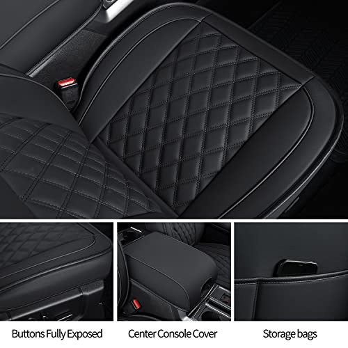 F150 Faux Leather Seat Covers Fit for 2015 (2 Count)