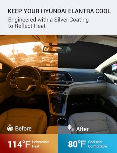 Custom Fit Car Windshield Sun Shade for 2017