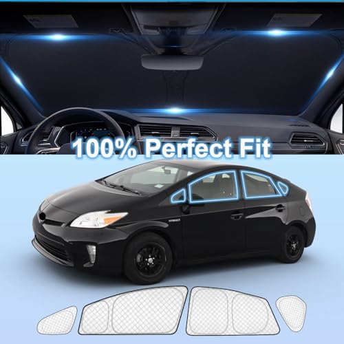 10pcs Thicken Sun Shades for Toyota Prius 2010 (10 Count)