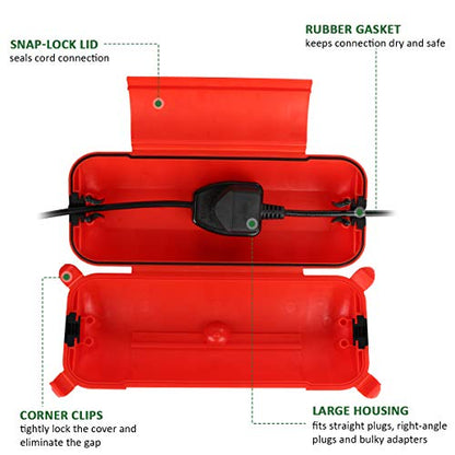 Outdoor Extension Cord Safety Cover