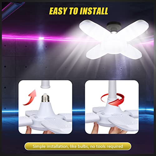 LED Garage Lights 2 Pack (4 Count)
