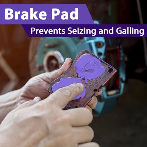 High Temp Ceramic Brake Caliper Grease and Pin Parts Lubricant for Auto Break Sliding Pin Pad (8 Ounce)