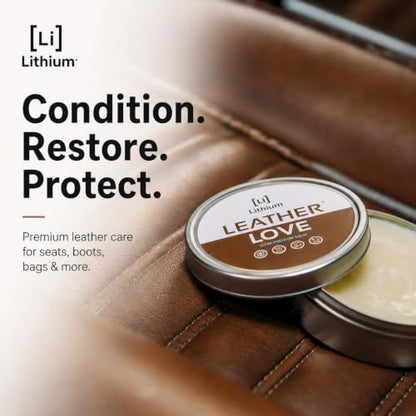 Lithium Leather Love Car Leather Cleaner and Conditioner (8 Ounce)