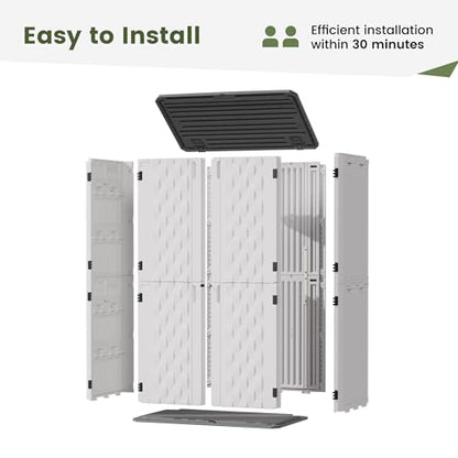 67 Cu.Ft Resin Outdoor Storage Shed
