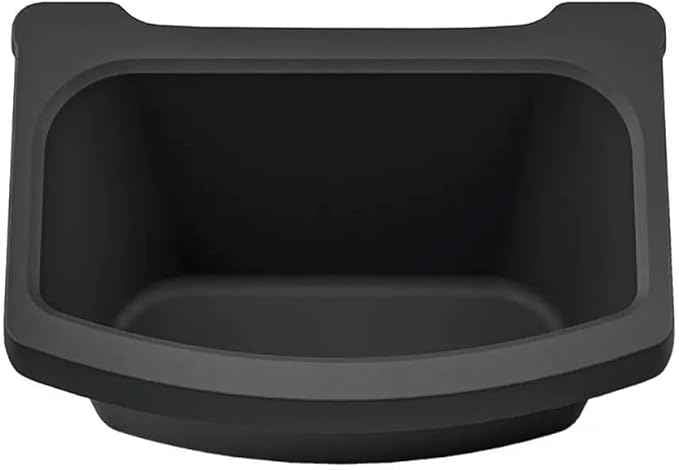 Compatble for Tesla Model Y Juniper 2025 2026 Rear Seat Storage Box Organizer Center Console Bins Backseat Trash Can Garbage Bag 1PC(Rear Seat Storage B)