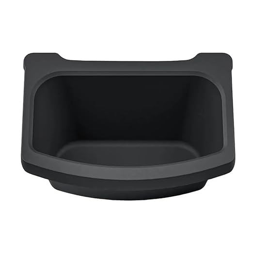 Compatble for Tesla Model Y Juniper 2025 2026 Rear Seat Storage Box Organizer Center Console Bins Backseat Trash Can Garbage Bag 1PC(Rear Seat Storage A)