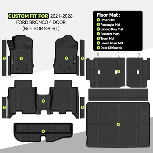 Floor Mat Set for 2021