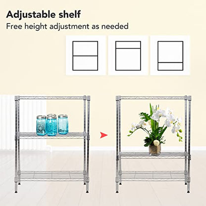 3 Tier Wire Shelf (3 Count)