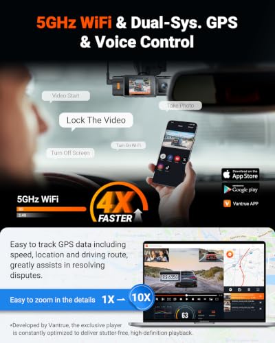 N4S 3 Channel Dash Cam