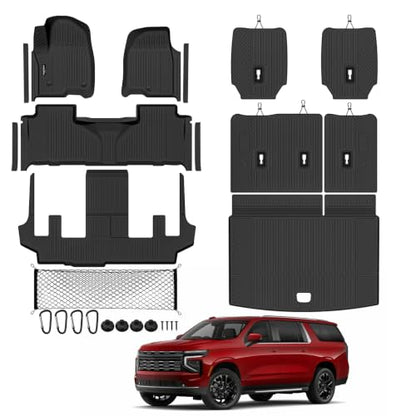 Floor Mat Set for 2025 2026 Chevy Suburban