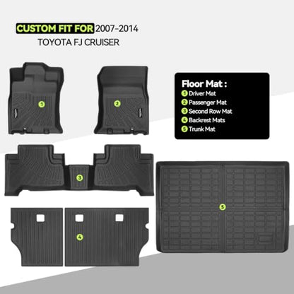 All Weather TPE Floor Mat Set for 2007