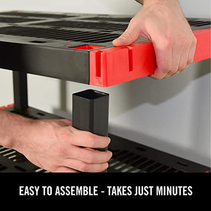 Craftsman 4 Tier Heavy Duty Plastic Storage Shelves