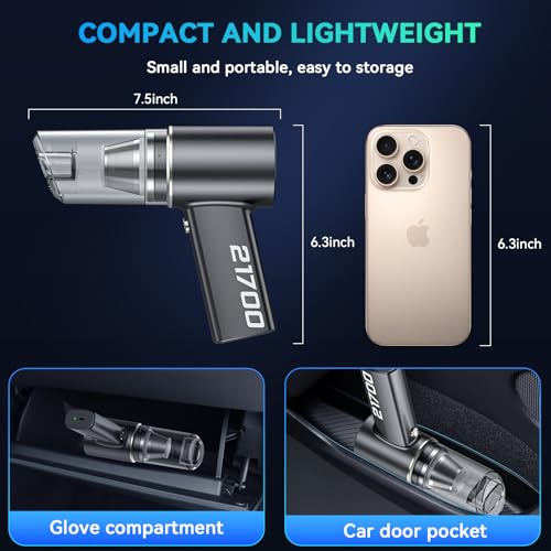 Car Vacuum Cordless Portable with Brushless Motor