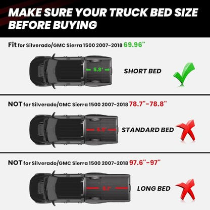 Truck Bed Mat for Chevrolet Silverado
