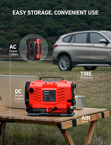 Tire Inflator Portable Air Compressor (69.137 Ounce)