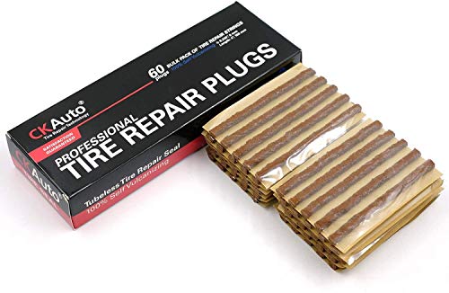 60 pcs 4" Brown Tire Repair Strings Tire Repair Plugs (60 Count)