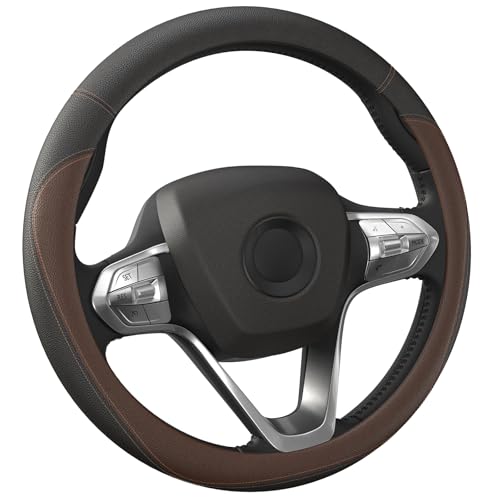 Car Leather Steering Wheel Cover