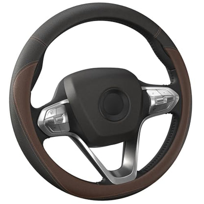 Car Leather Steering Wheel Cover