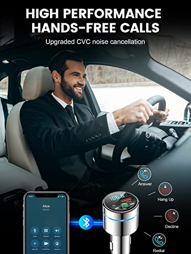 FM Transmitter for Car Bluetooth 5.3