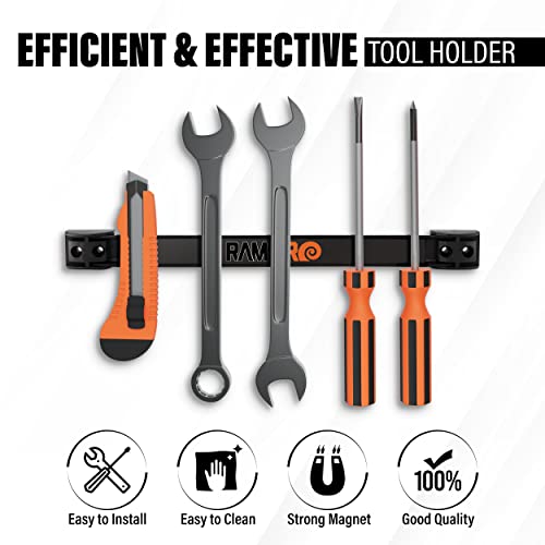 12" Magnetic Tool Holder Strip (4 Count)