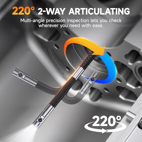 Dual Lens 2 Way Articulating Borescope