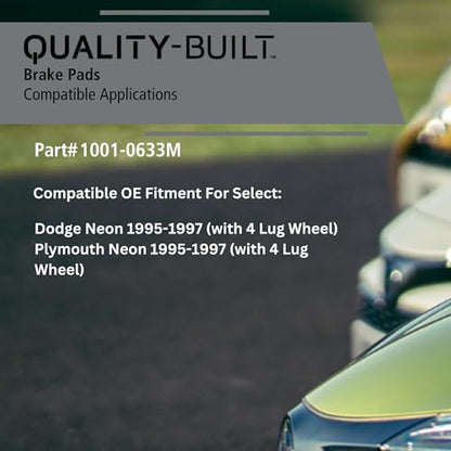Front Semi Metallic Brake Pads