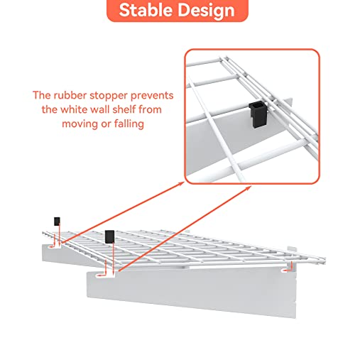 2 Pack Garage Wall Shelves