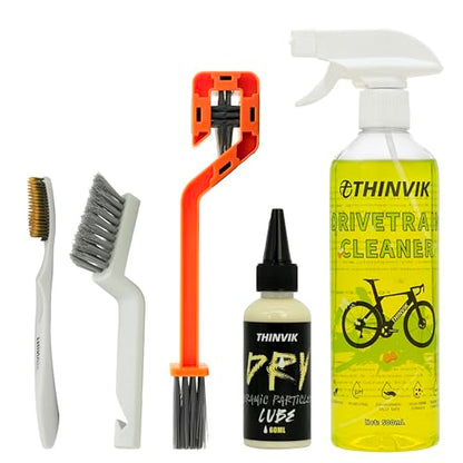 Bike Lube and Cleaner Set with 500ml Chain Cleaner (16.91 Fl Oz)