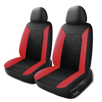 Faux Leather Front Car Seat Covers (2 Count)