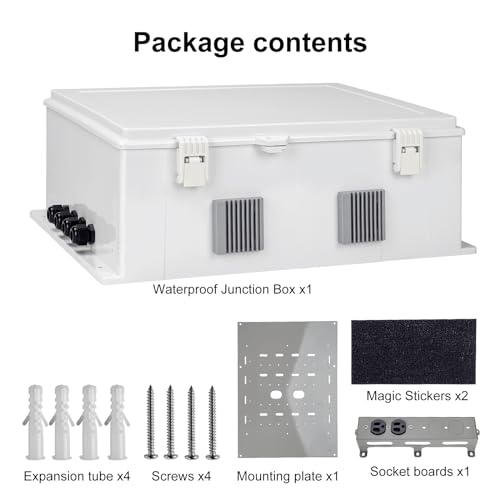 Outdoor Electrical Junction Box with High Power Outlet