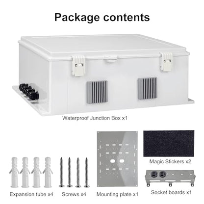 Outdoor Electrical Junction Box with High Power Outlet