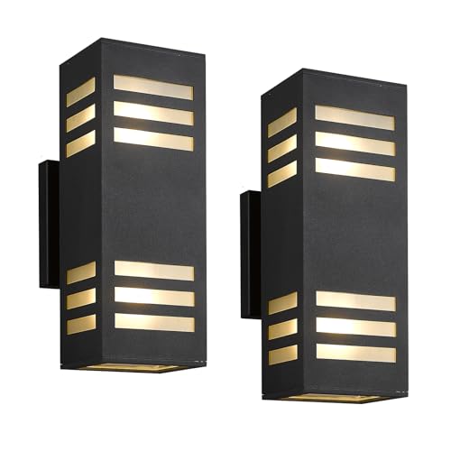 Porch Lights Outdoor Modern (2 Count)