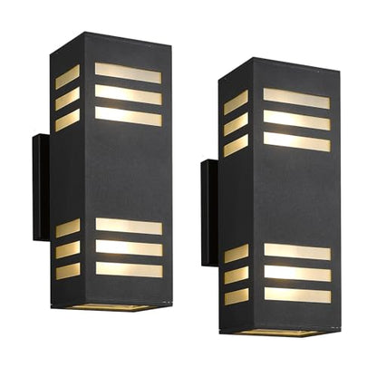 Porch Lights Outdoor Modern (2 Count)