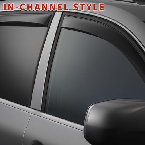 in Channel Rain Guards for 2021 2022 2023 2024 Nissan Rogue S (4 Count)