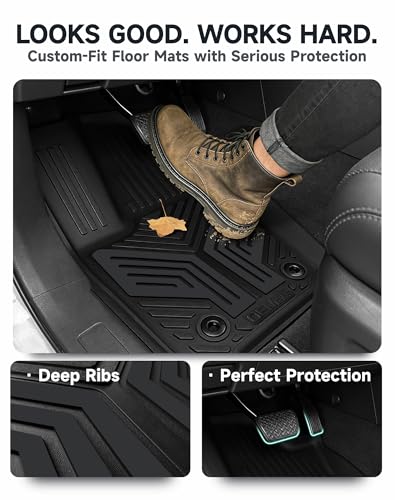 2 Piece Front Premium Color TPE Floor Mats