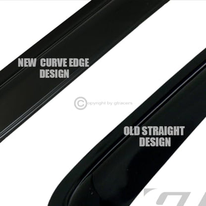 4pcs Front Rear Window Deflector Sun