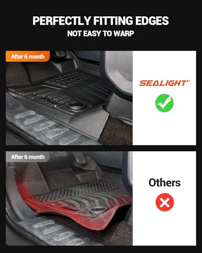 2020 2024 Tesla Model Y Floor Mats 5 Seater Full Set Made by SEALIGHT
