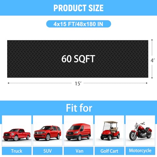 4x15 FT Garage Floor Mat