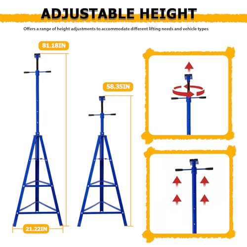 Adjustable Under Hoist Tripod Stand