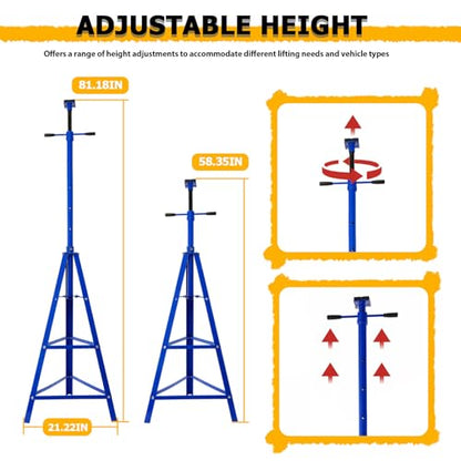 Adjustable Under Hoist Tripod Stand