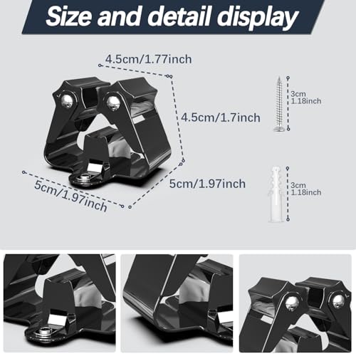 Broom Holder Wall Mount 50 Pack (50 Count)