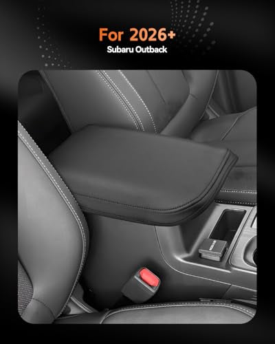 for 2026 Subaru Outback Center Console Cover Armrest Box Cover for 2026+ Outback Accessories Console Arm Rest Protector