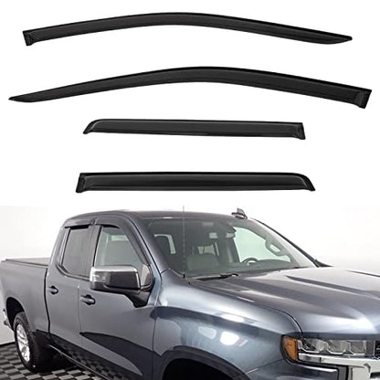 4pcs Window Visors Rain Guards for 19