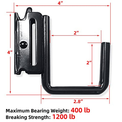 8 PCS E Track J Hooks Heavy Duty Steel Hanger (8 Count)
