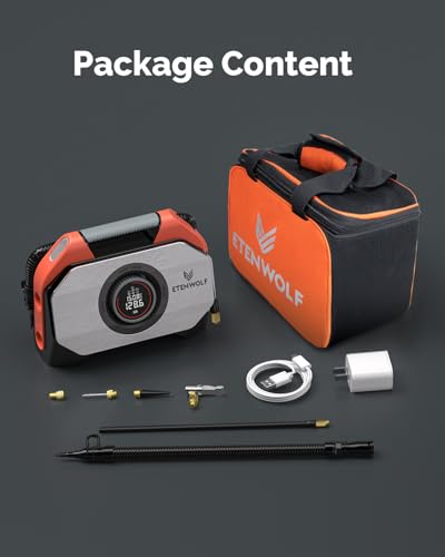 VORTEX S6 Tire Inflator Portable Air Compressor
