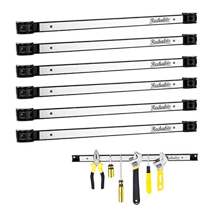 6 Pieces 18" Magnetic Tool Holder Strip (6 Count)