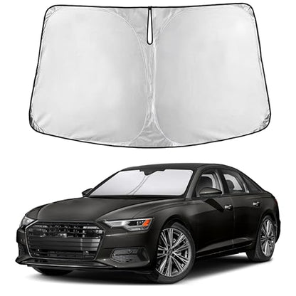 Windshield Sun Shade Compatible for Audi A6 2019